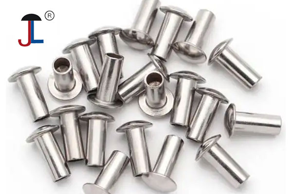 What is a semi-tubular rivet