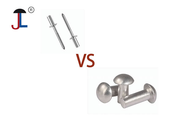 What is the difference between solid and blind rivets