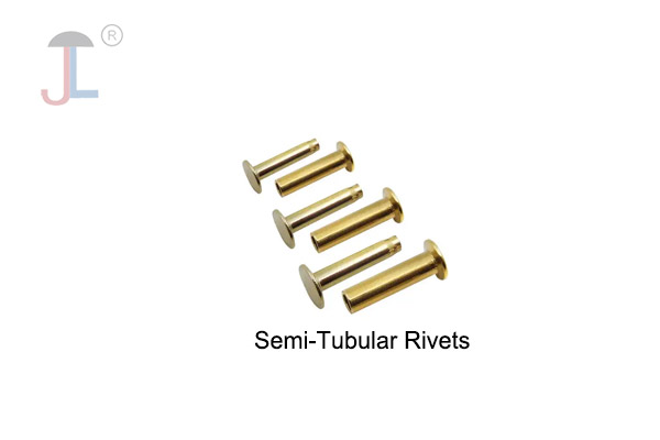Semi-Tubular Rivets