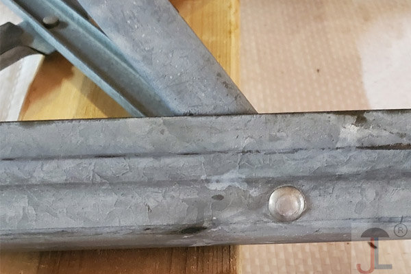 Can you use aluminum rivets on steel