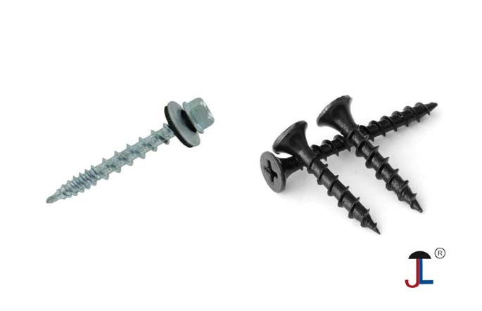 galvanized and phosphate coated screws